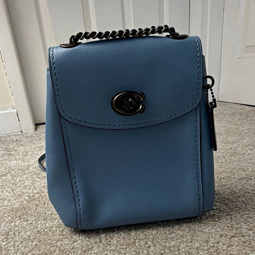 Coach blue leather - coach, parker