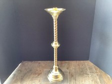 Tall Brass Altar Candlestick