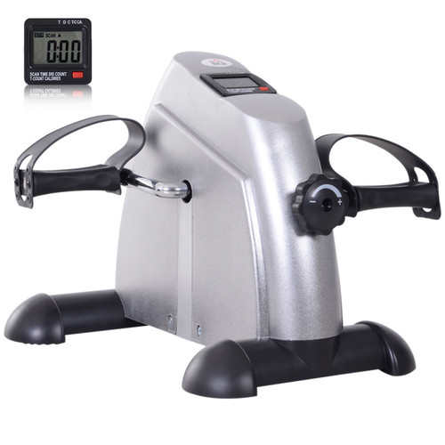 Mini exercise bike silver - bike,