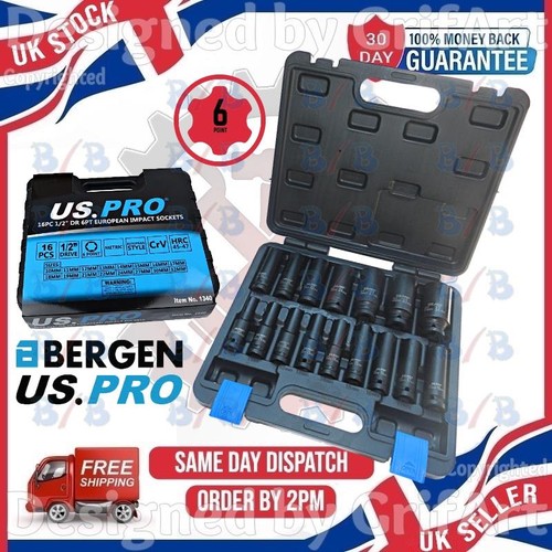 Pro 16pc deep - deep, socket