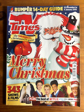 TV TIMES CHRISTMAS 22/12/2018