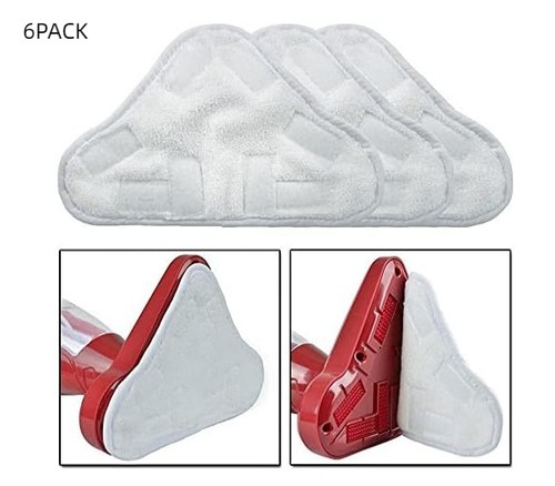 Microfibre floor mop pads - 6x,