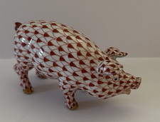 Vintage Herend Pig Figurine