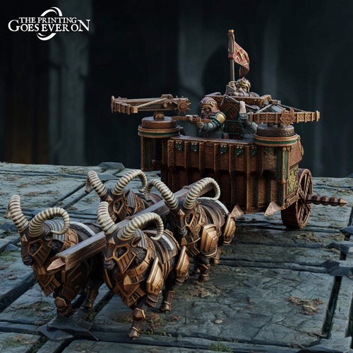 Dwarven chariot - dwarven,