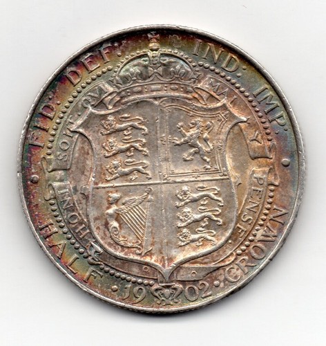 1902 half crown edward vii - half,