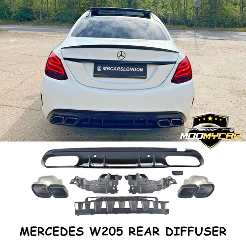 Mercedes class rear diffuser - mercedes,