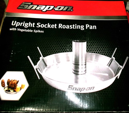 Snap upright roasting pan - on,