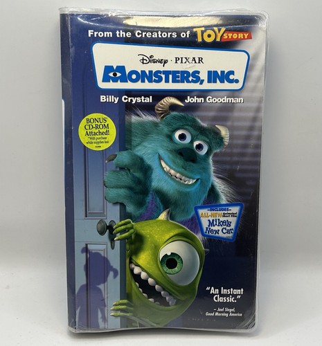 Monsters inc new sealed vhs - -,