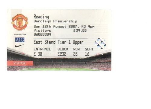Used ticket manchester - used,