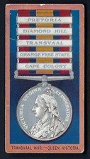 CHURCHMAN - MEDALS - #4 TRANSVAAL WAR, QUEEN VICTORIA