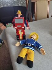 Fireman Sam Convertible Jupiter Fire Engine Transformer /small Soft Bodied Plush