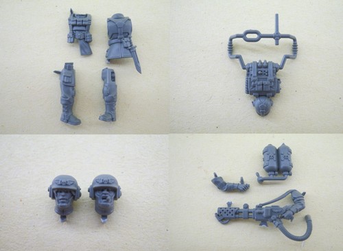 Cadian command squad bits - squad,