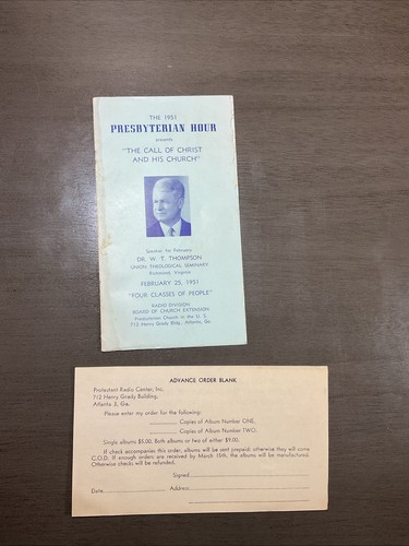 Feb 1951 presbyterian hour - 1951,
