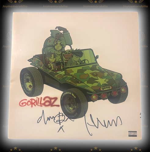 Signed gorillaz damon albarn - signed,