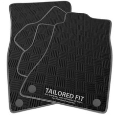 To fit MG TF 2002-2005 Checker Rubber Car Mats [D]