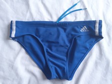 MENS ADIDAS BLUE  SWIM TRUNKS