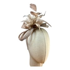 Small Flower Feather Hair Hat Fascinator Headband Clip Wedding Royal Ascot Race