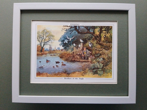 Norman thelwell fishing print - thelwell,