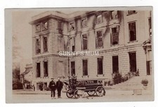 RUTLAND, OAKHAM, BURLEY HOUSE AFTER A FIRE, FIREMEN, RP