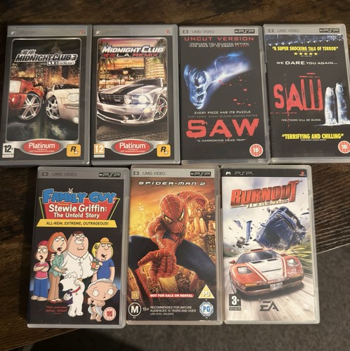 Psp collector lot bundle - psp, x7