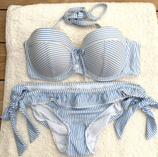 Floozie Bikini.  Pastel Blue
