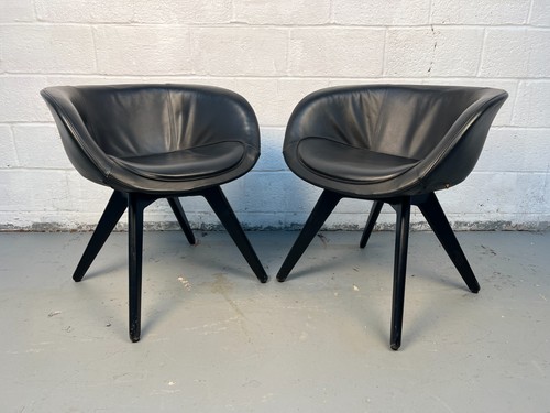 Leather tub chairs tom - leather,