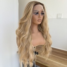 Long Wavy Synthetic Hair Heat