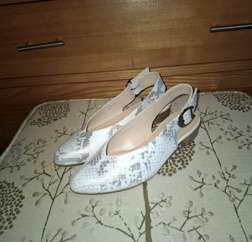 Leather slingback shoes - leather,