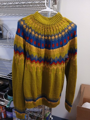 Handknitted mens sweater - mens,
