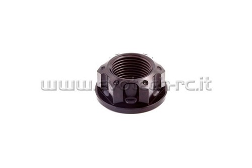 Black ergal nut m20x1 - black, for