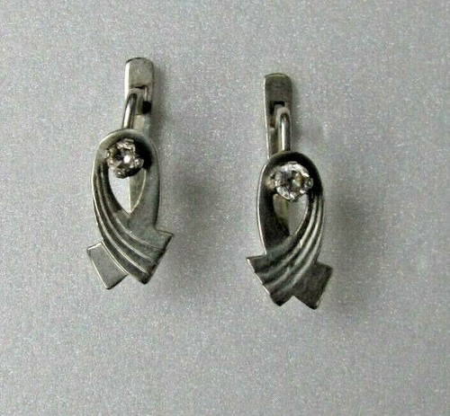 Earrings sterling silver 925 - silver,