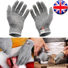 Pair Anti-cut Gloves Safety Cut Proof Stab Resistant Kitchen Butcher Work Gloves