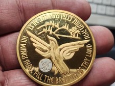 Auster Bronze Israel Medal 40g IDF Air Force Fighter Plane-