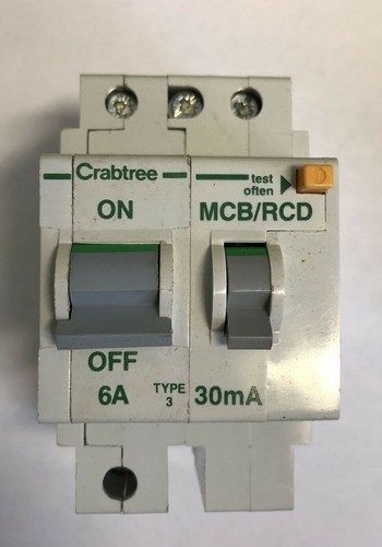 Crabtree polestar rcbo amp - polestar,