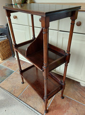 Antique mahogany display