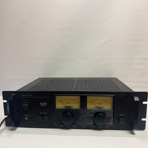 Vintage realistic stereo power - vintage,