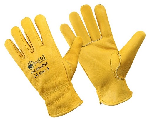 Work safety leather gloves - work,