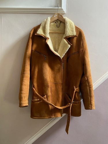 Unbranded ladies tan sheepskin