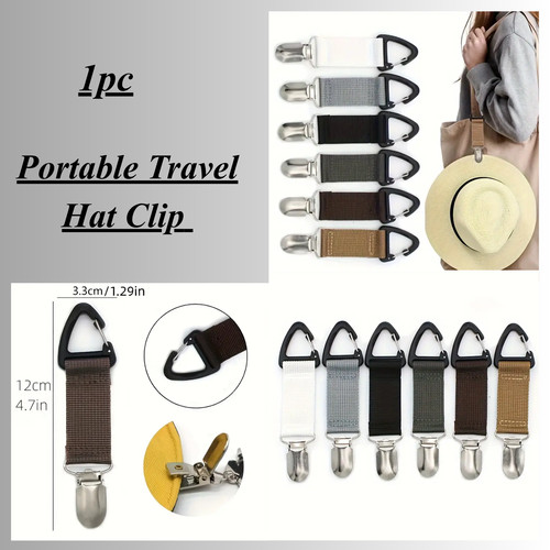 Portable travel hat clip for - portable,