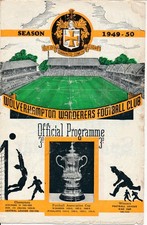 Wolves v Everton 1949/1950 -