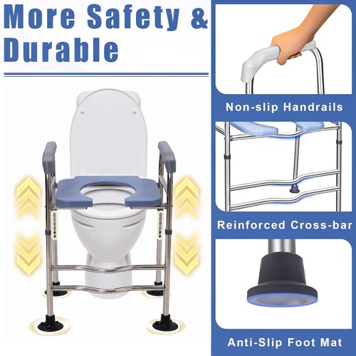 Raised toilet seat - frame, with
