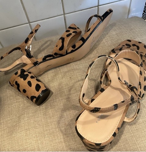 Topshop animal print strappy - topshop,