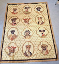 Large Dog Tapestry Wall Hanging Throw Deorative 187x142 Pug Labrador J1267