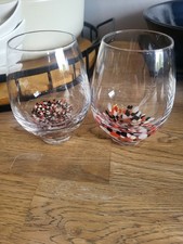 VTG NWT Confetti Hand Blown