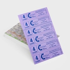 3000 4 GAME / PAGE BINGO BOOKS 6 TO VIEW - VALUE TICKET LIKE JUMBO BOLD NUMBERS