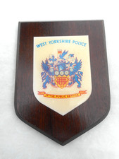 WEST YORKSHIRE POLICE        WALL  PLAQUE/CREST/SHIELD