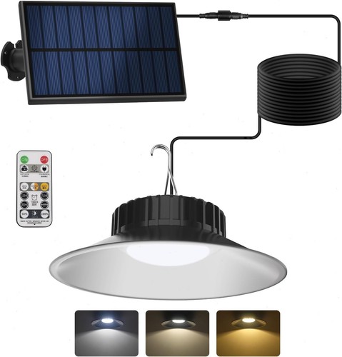 Led solar pendant light dusk - led,