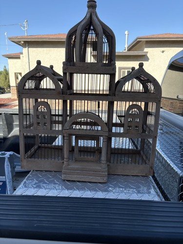 Antique bird cage victorian - cage,