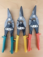 3 AVIATION TIN SNIPS SHEET METAL CUTTERS