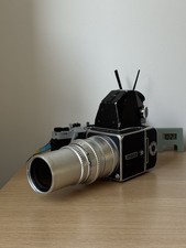 Hasselblad 500C/M Medium Format Carl Zeiss Sonnar 250mm 12 back meter Viewfinder